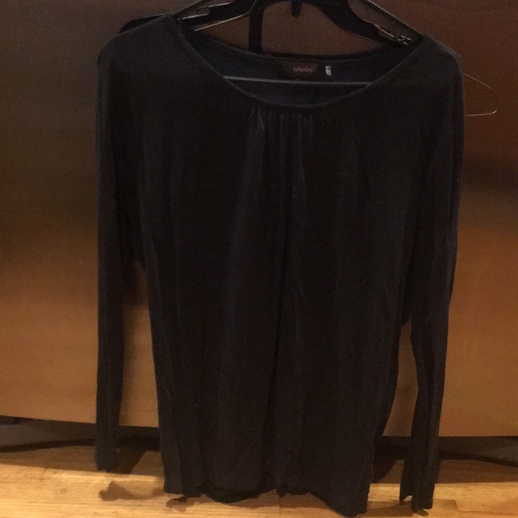 Women’s Charcoal Grey Blouse Euc Size Med
